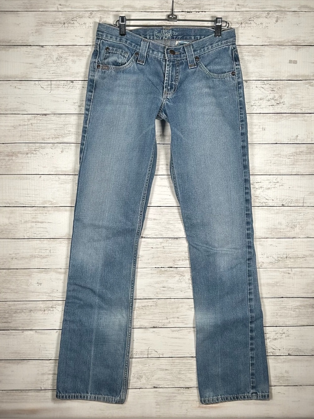 Cruel Girl Lowrise Y2K Slim 3 XL Medium Wash Bootcut Cotton Jean